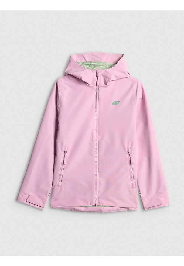 4f - 4F Kurtka przejściowa membrana 5000 dziecięca - fioletowa 164 (13-14 lat). Kolor: fioletowy. Sezon: lato