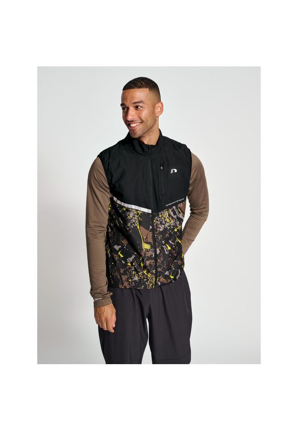 NewLine - Kamizelka bez rękawów Newline Gilbert. Kolor: wielokolorowy, brązowy. Długość rękawa: bez rękawów