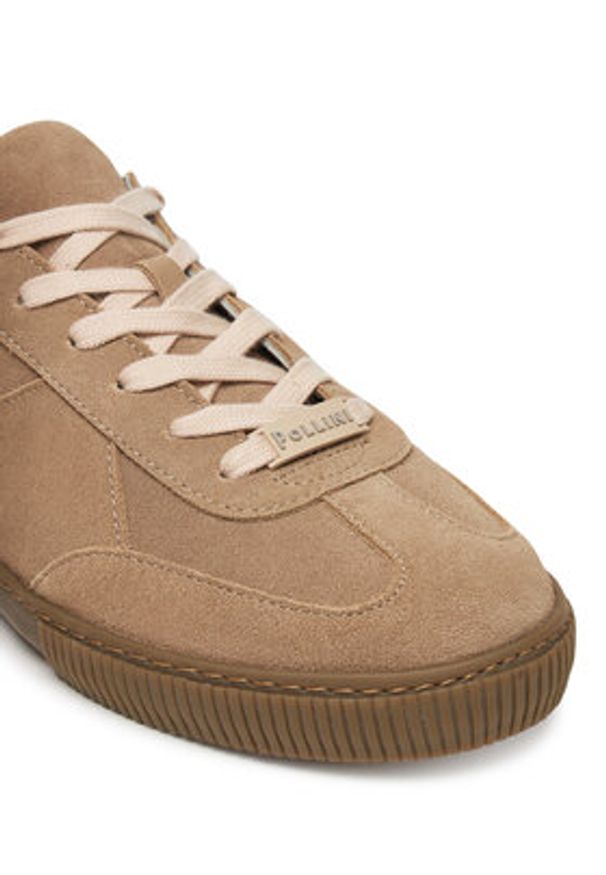 Pollini Sneakersy SB15142G0MUB0104 Beżowy. Kolor: beżowy. Materiał: zamsz, skóra