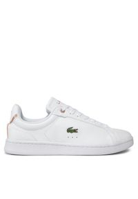 Lacoste Sneakersy E02019-1Y9 Biały. Kolor: biały. Materiał: skóra
