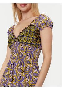 Iconique Sukienka letnia Shirley IC24-098 Kolorowy Regular Fit. Materiał: syntetyk. Wzór: kolorowy. Sezon: lato #4
