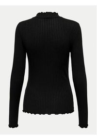 JDY Bluzka Fransiska 15228065 Czarny Slim Fit. Kolor: czarny. Materiał: wiskoza #6