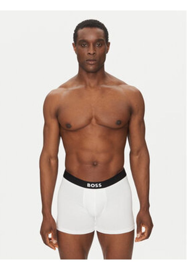 BOSS Komplet 3 par bokserek Boxerbr 3P Boss One 50544272 Kolorowy. Materiał: bawełna. Wzór: kolorowy