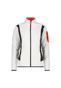 Bluza damska turystyczna CMP 34E6846. Kolor: biały. Materiał: polar. Sport: turystyka piesza #1