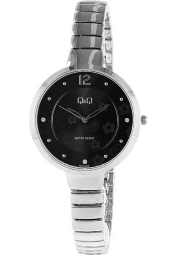 Zegarek QQ Zegarek damski QQ F611-202 srebrny. Kolor: srebrny