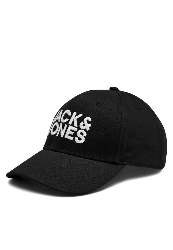 Jack & Jones - Jack&Jones Czapka z daszkiem Gall 12254296 Czarny. Kolor: czarny. Materiał: bawełna