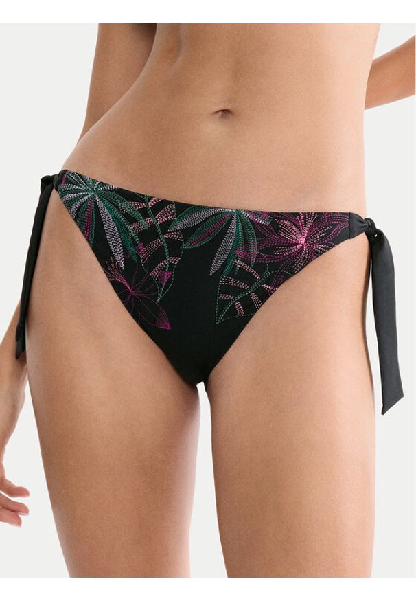 Triumph Dół od bikini Summer Tropics Tai 10226513 Czarny. Kolor: czarny. Materiał: syntetyk