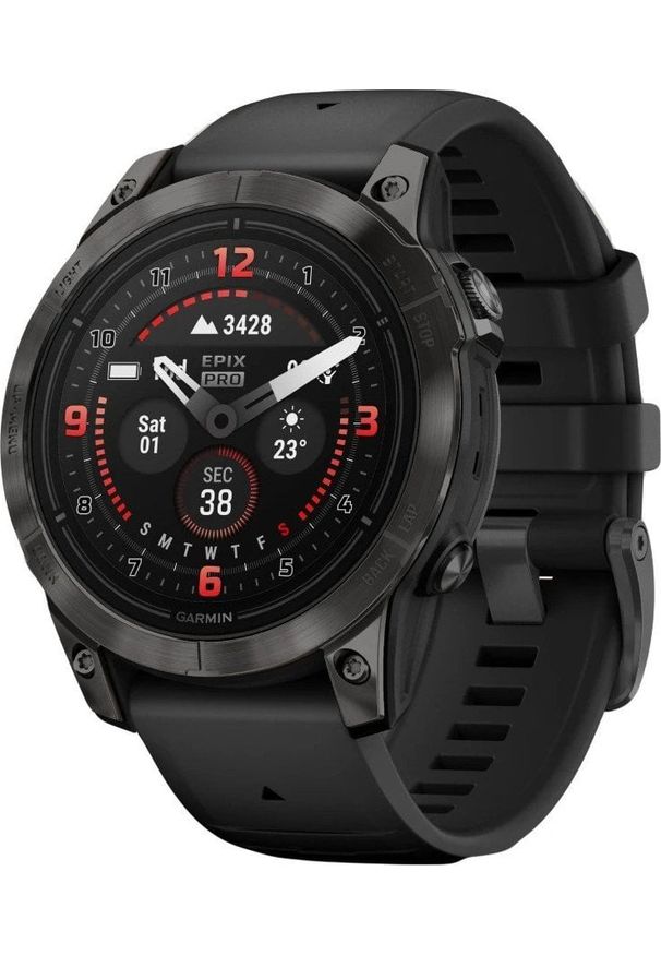 GARMIN - Smartwatch Garmin Smartwatch męski Garmin 010-02803-11 czarny pasek. Rodzaj zegarka: smartwatch. Kolor: czarny