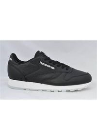 Buty do chodzenia męskie Reebok Classic Leather ID. Zapięcie: sznurówki. Kolor: czarny. Materiał: tkanina, materiał, skóra, syntetyk. Szerokość cholewki: normalna. Model: Reebok Classic. Sport: turystyka piesza