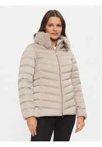Geox Kurtka puchowa Calithe W4626T T3122 F5025 Beżowy Regular Fit. Kolor: beżowy. Materiał: syntetyk #1