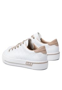 Rieker Sneakersy L88W2-80 Biały. Kolor: biały. Materiał: skóra #3