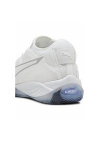 Puma - Buty do piłki ręcznej unisex Eliminate NITRO™ SQD 4 PUMA White Silver Metallic. Kolor: biały, wielokolorowy, szary