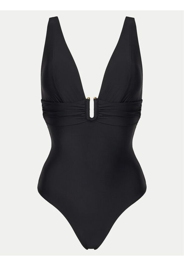 Hunkemöller Strój kąpielowy Shaping Luna 301360 Czarny. Kolor: czarny. Materiał: syntetyk