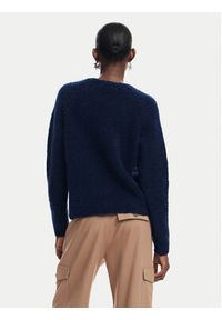 Desigual Sweter Cambridge 24WWJF68 Granatowy Regular Fit. Kolor: niebieski. Materiał: syntetyk #5