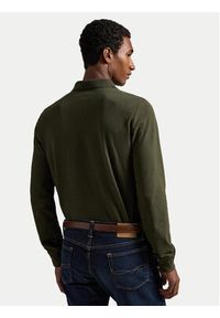 Polo Ralph Lauren Polo 710955081010 Zielony Slim Fit. Typ kołnierza: polo. Kolor: zielony. Materiał: bawełna #5