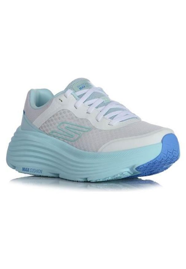 skechers - Buty do chodzenia damskie Skechers 129470WLB. Kolor: niebieski. Materiał: tkanina, syntetyk, materiał. Model: Skechers Sport. Sport: turystyka piesza
