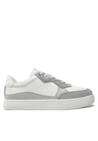 Calvin Klein Jeans Sneakersy Classic Cupsole Mg Wmm YM0YM01153 Biały. Kolor: biały. Materiał: skóra