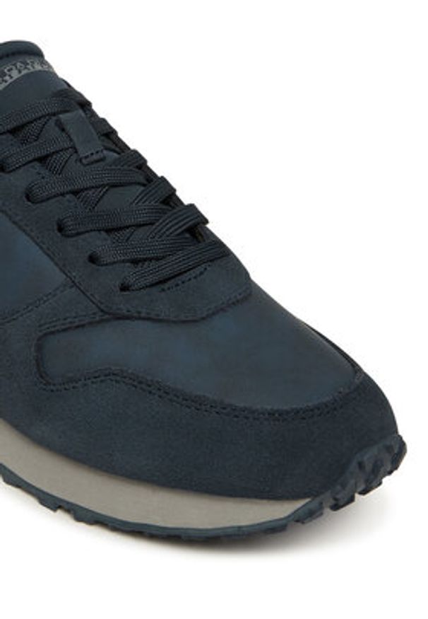 Napapijri Sneakersy Uomo NP0A88X3 Granatowy. Kolor: niebieski. Materiał: zamsz, skóra