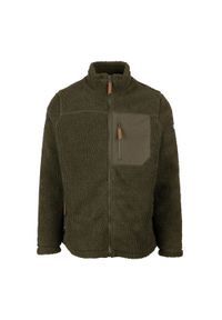 TRESPASS - Męska Bluza Polarowa Buck. Kolor: szary. Materiał: polar. Sezon: zima. Styl: sportowy. Sport: turystyka piesza #1