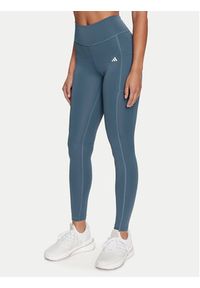 Adidas - adidas Legginsy Optime IT9110 Niebieski Slim Fit. Kolor: niebieski. Materiał: syntetyk #10