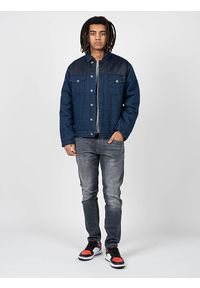 Pepe Jeans Kurtka "Barnet" | PM402629 | Barnet | Mężczyzna | Granatowy. Okazja: na co dzień. Kolor: niebieski. Materiał: nylon. Wzór: aplikacja. Styl: casual #1