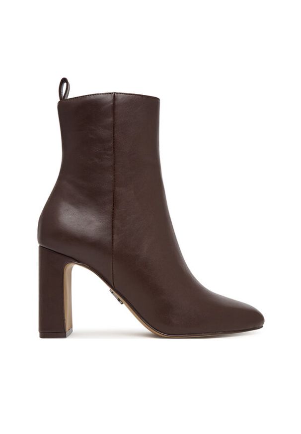 Steve Madden Botki Adelisa SM11002626 Brązowy. Kolor: brązowy. Materiał: skóra