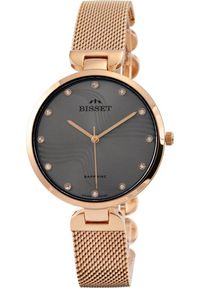 Zegarek Bisset Zegarek damski Bisset BIS099 CYRKONIE różowe złoto. Kolor: złoty, wielokolorowy, różowy #1