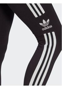 Adidas - adidas Legginsy Trefoil IB7305 Czarny Slim Fit. Kolor: czarny. Materiał: bawełna #4