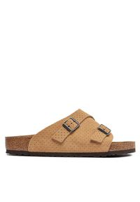 Klapki Birkenstock. Kolor: beżowy