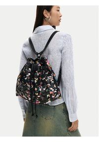 Desigual Plecak 26SAKP36 Czarny. Kolor: czarny. Materiał: materiał #6