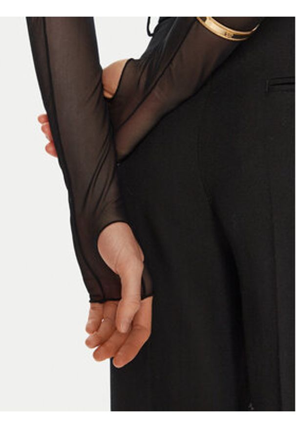 Undress Code Body Bisou 800 Czarny Slim Fit. Kolor: czarny. Materiał: syntetyk