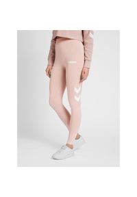 Damskie wysokie legginsy Hummel Legacy. Kolor: biały. Sport: fitness