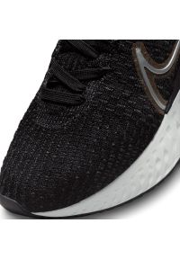 Buty do biegania Nike React Infinity Run Flyknit 3 W DD3024-009 czarne. Kolor: czarny. Materiał: materiał, tkanina, syntetyk. Szerokość cholewki: normalna. Sport: bieganie #6