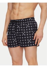 Calvin Klein Swimwear Szorty kąpielowe KM0KM01172 Czarny Regular Fit. Kolor: czarny. Materiał: syntetyk