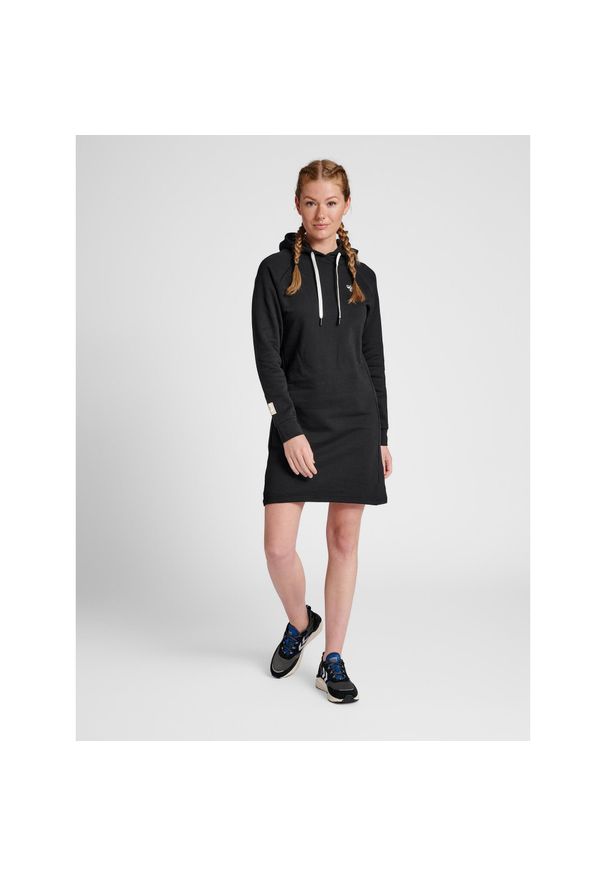 Damska bluza z kapturem Hummel dress. Typ kołnierza: kaptur. Kolor: czarny