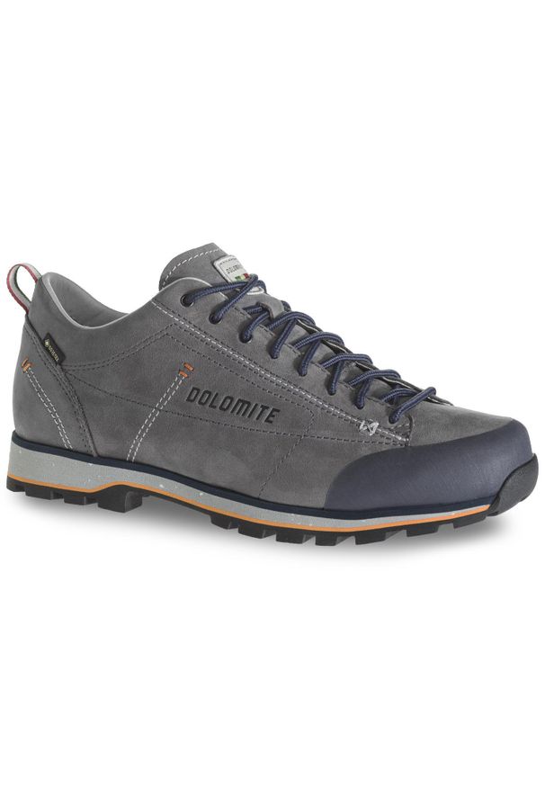 Buty do chodzenia męskie Dolomite Goretex. Zapięcie: sznurówki. Kolor: szary. Materiał: syntetyk, zamsz, materiał, skóra, tkanina. Szerokość cholewki: normalna. Technologia: Gore-Tex. Sport: turystyka piesza
