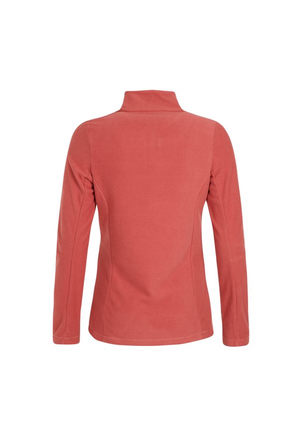 Damski polar z zamkiem błyskawicznym 1/4 Protest Mutez. Kolor: czerwony, pomarańczowy, różowy, wielokolorowy. Materiał: polar. Sezon: zima. Sport: narciarstwo