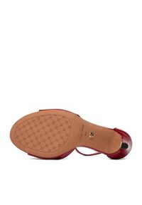 Nine West Sandały S4S16766 Czerwony. Kolor: czerwony. Materiał: materiał #2