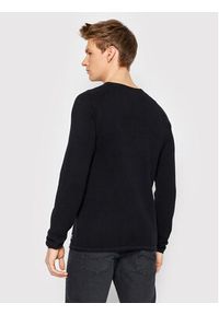 Jack & Jones - Jack&Jones Sweter Hill 12157321 Czarny Regular Fit. Kolor: czarny. Materiał: bawełna