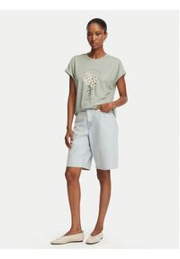only - ONLY T-Shirt Jany 15372108 Zielony jasny Regular Fit. Kolor: zielony. Materiał: syntetyk #7