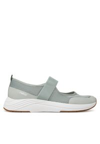 Sneakersy Rieker. Kolor: zielony