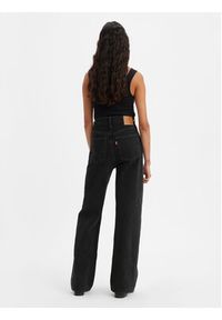 Levi's® Jeansy Ribcage A6081-0001 Czarny Wide Leg. Kolor: czarny