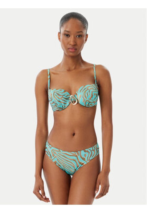 SELMARK - Selmark Góra od bikini BN717 Turkusowy. Kolor: turkusowy. Materiał: syntetyk