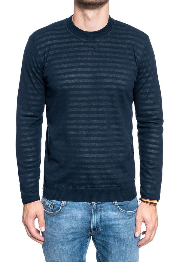 Mustang - MĘSKI SWETER MUSTANG EMIL C STRIPE 1009131 5323