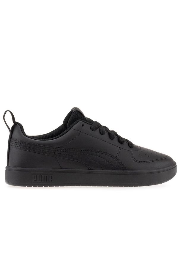 Buty Puma Rickie 38760703 - czarne. Okazja: na co dzień. Kolor: czarny. Materiał: guma, skóra, syntetyk. Szerokość cholewki: normalna