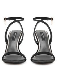 Nine West Sandały 123AL1713 Czarny. Kolor: czarny. Materiał: materiał #2