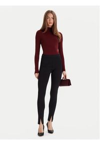 Wolford Legginsy Midnight Grace 19240 Czarny Slim Fit. Kolor: czarny. Materiał: syntetyk #3