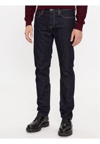 Pepe Jeans Jeansy PM207388 Granatowy Slim Fit. Kolor: niebieski