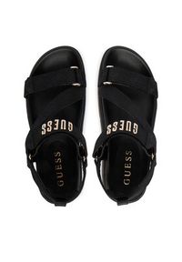 Guess Sandały FLJFTT FAL03 Czarny. Kolor: czarny. Materiał: materiał #3