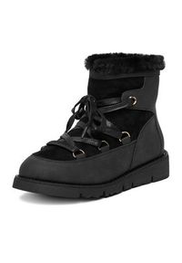DeeZee Śniegowce 17125-1-BLACK PU Czarny. Kolor: czarny. Materiał: syntetyk, materiał #5